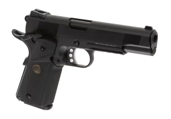 WE M1911 MEU Tactical Full Metal GBB Schwarz