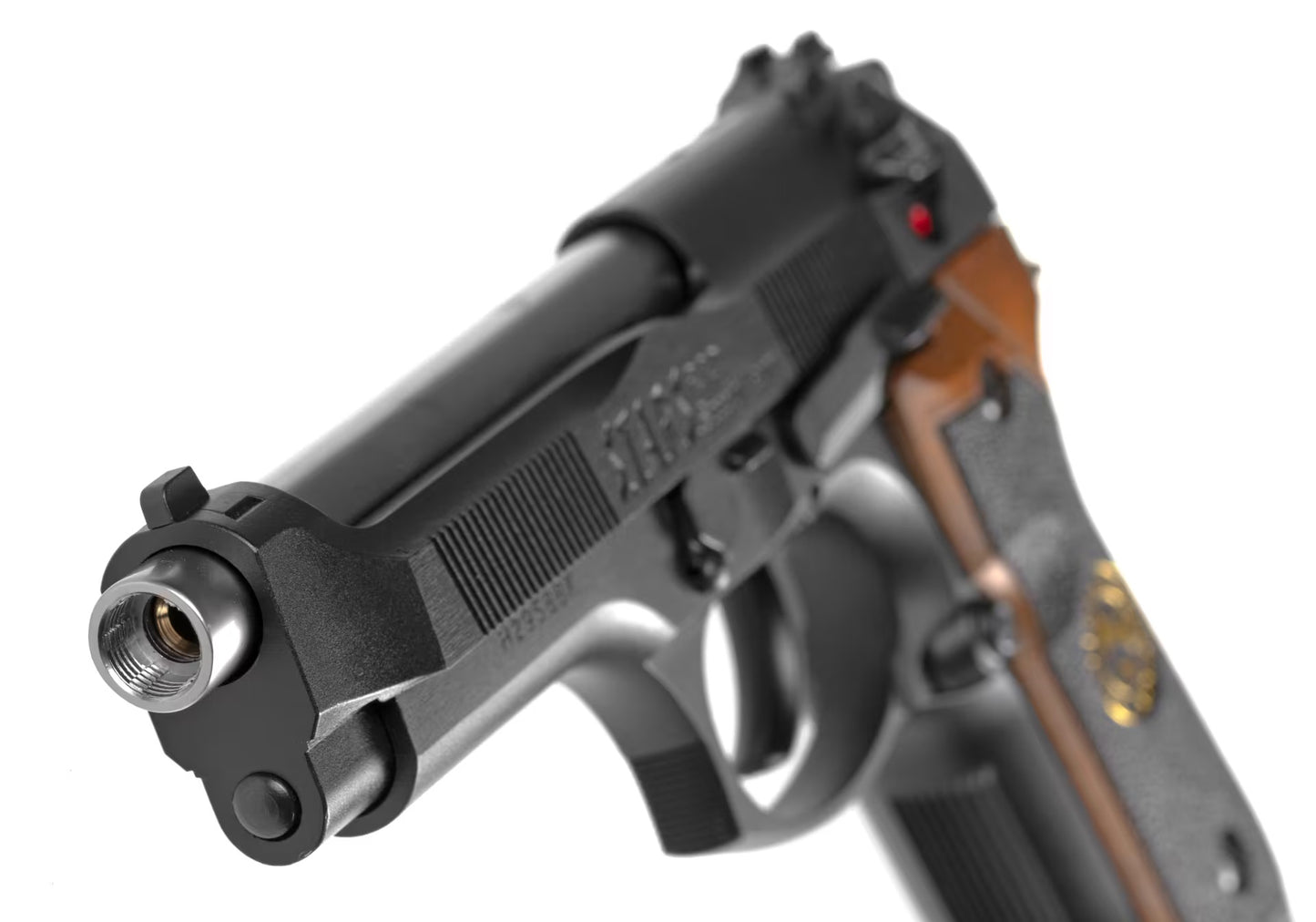 WE M92 Samurai Edge Biohazard Full Metal Co2 SCHWARZ