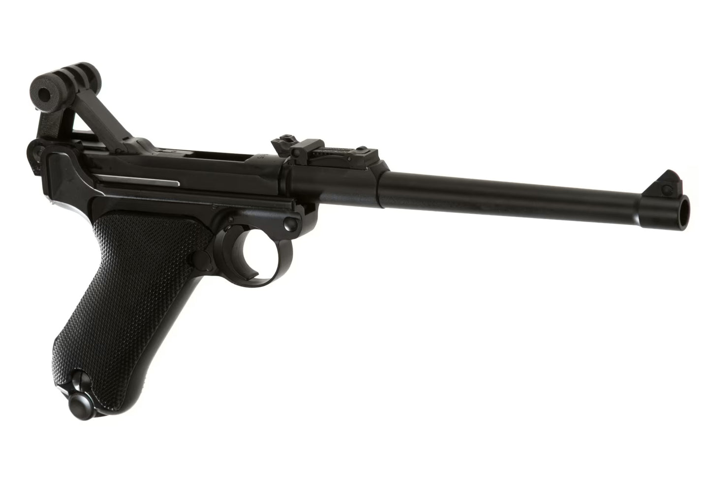 WE P08 8 Inch Full Metal GBB SCHWARZ