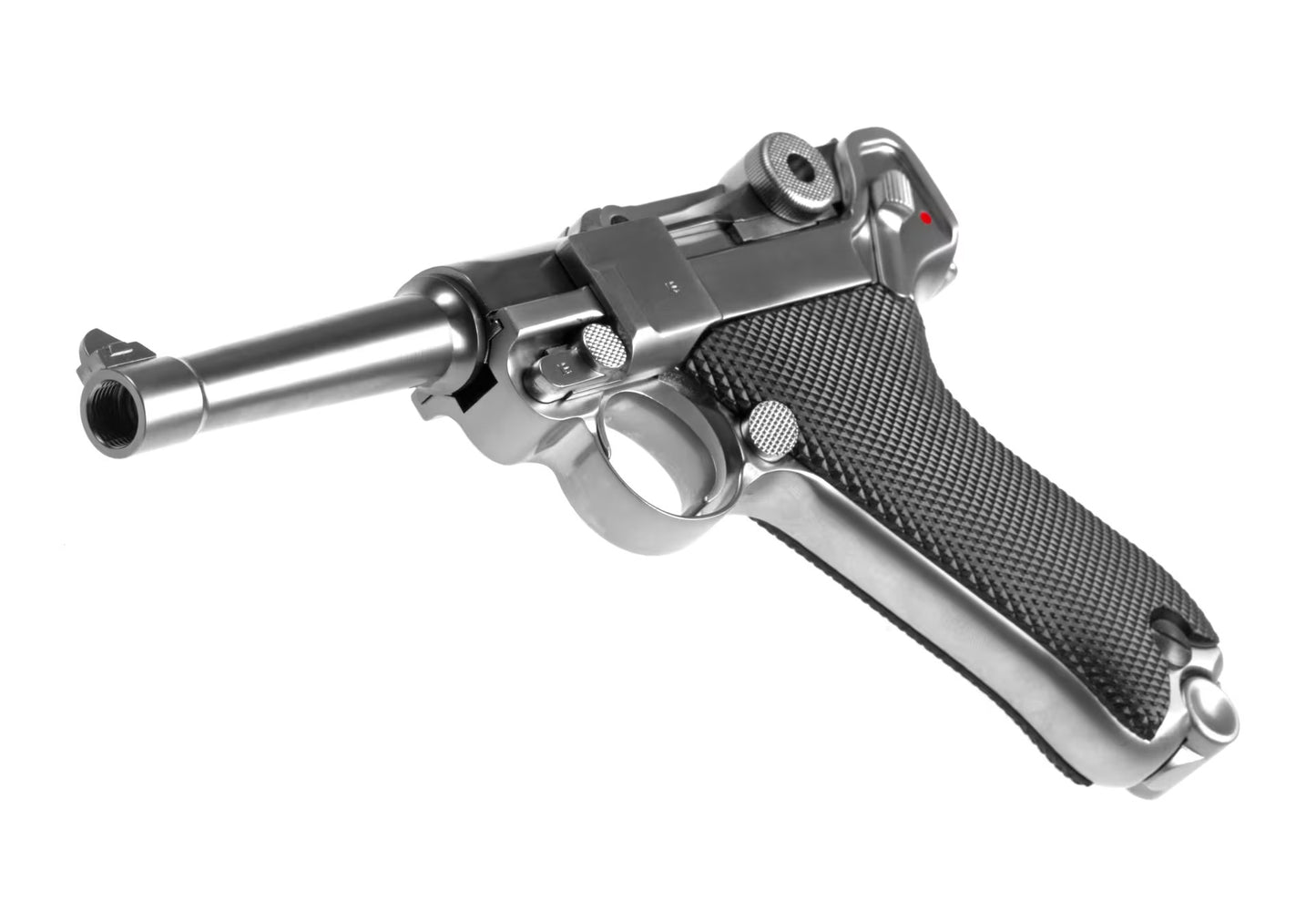 WE P08 Full Metal GBB SILVER