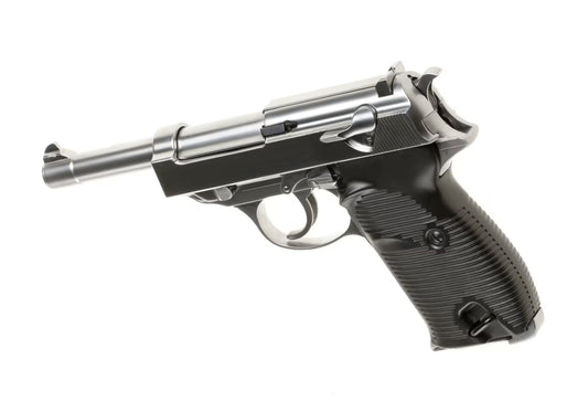 WE P38 Full Metal GBB SILVER
