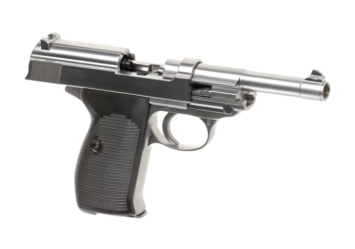 WE P38 Full Metal GBB SILVER