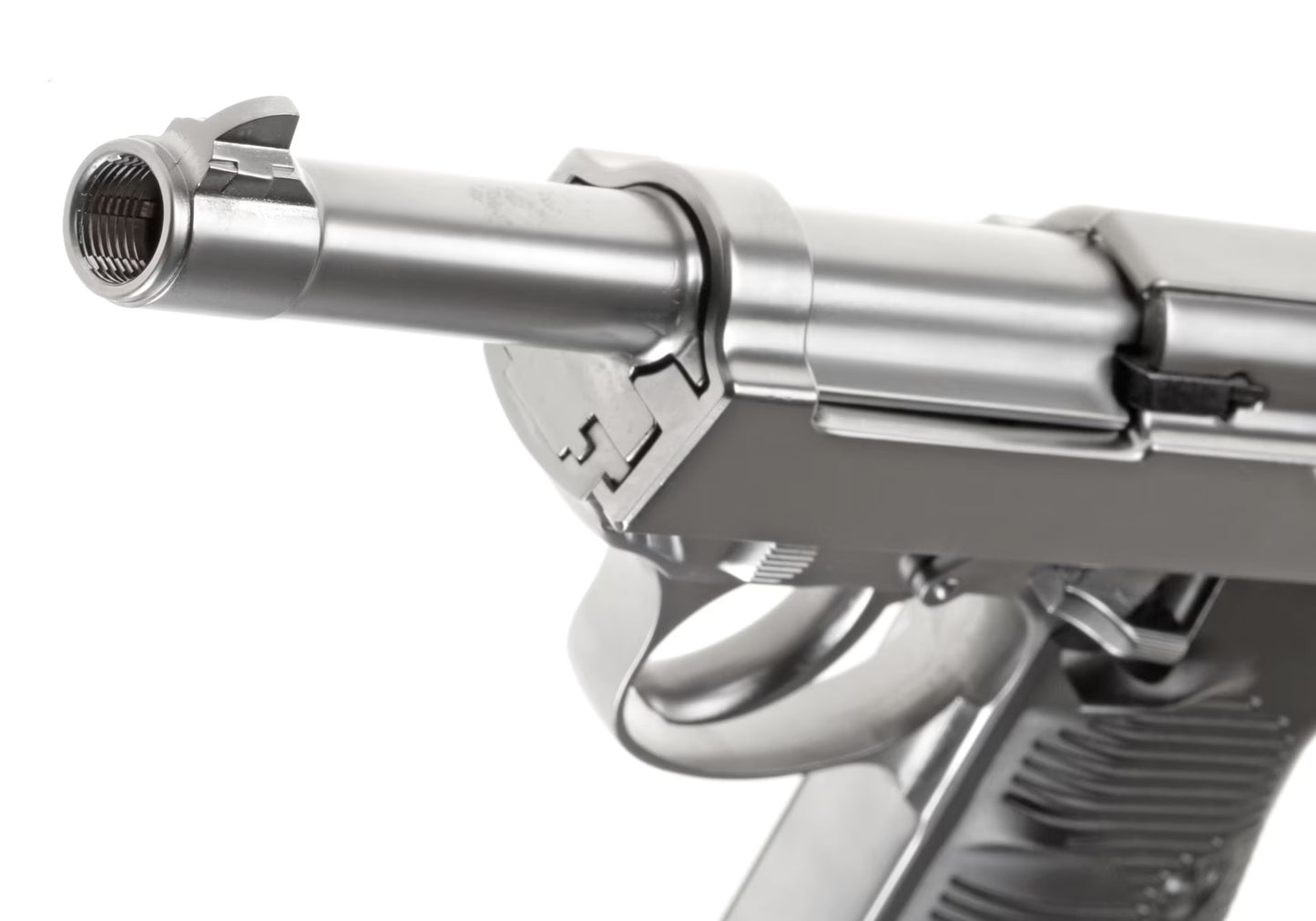 WE P38 Full Metal GBB SILVER