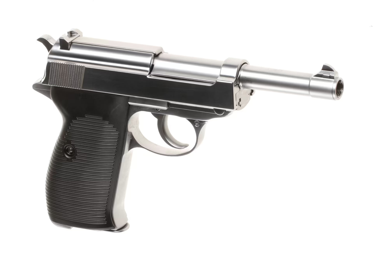 WE P38 Full Metal GBB SILVER