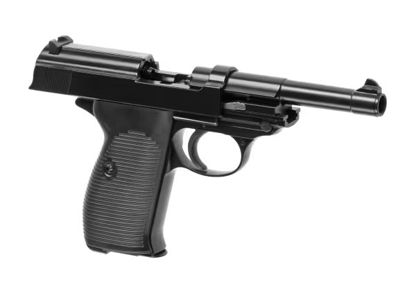 WE P38 Full Metal GBB Schwarz