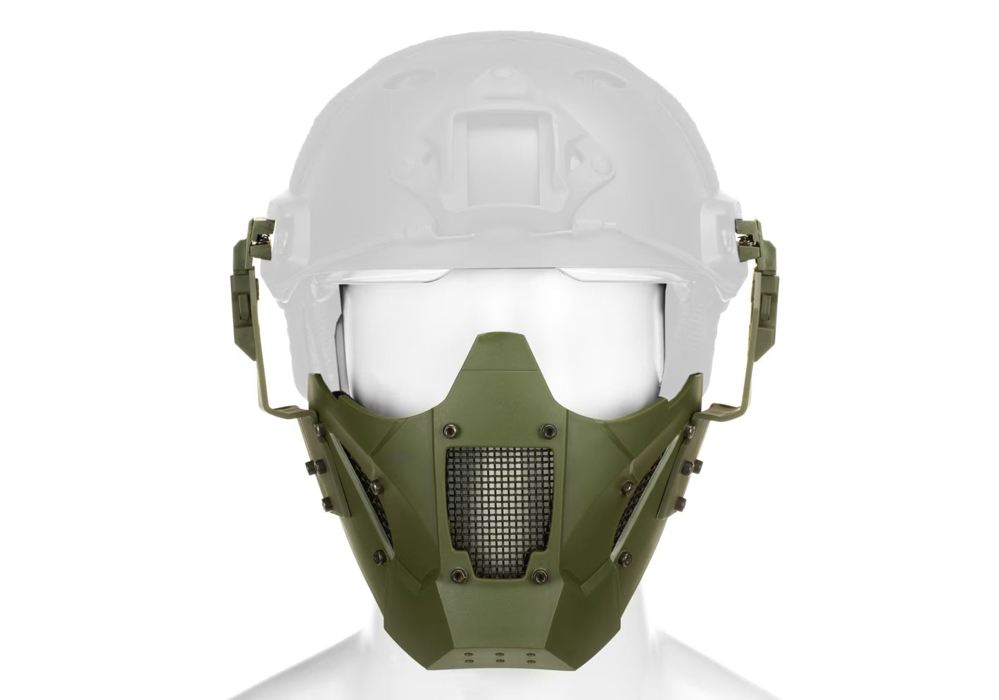 Warrior Steel Half Face Mask OD