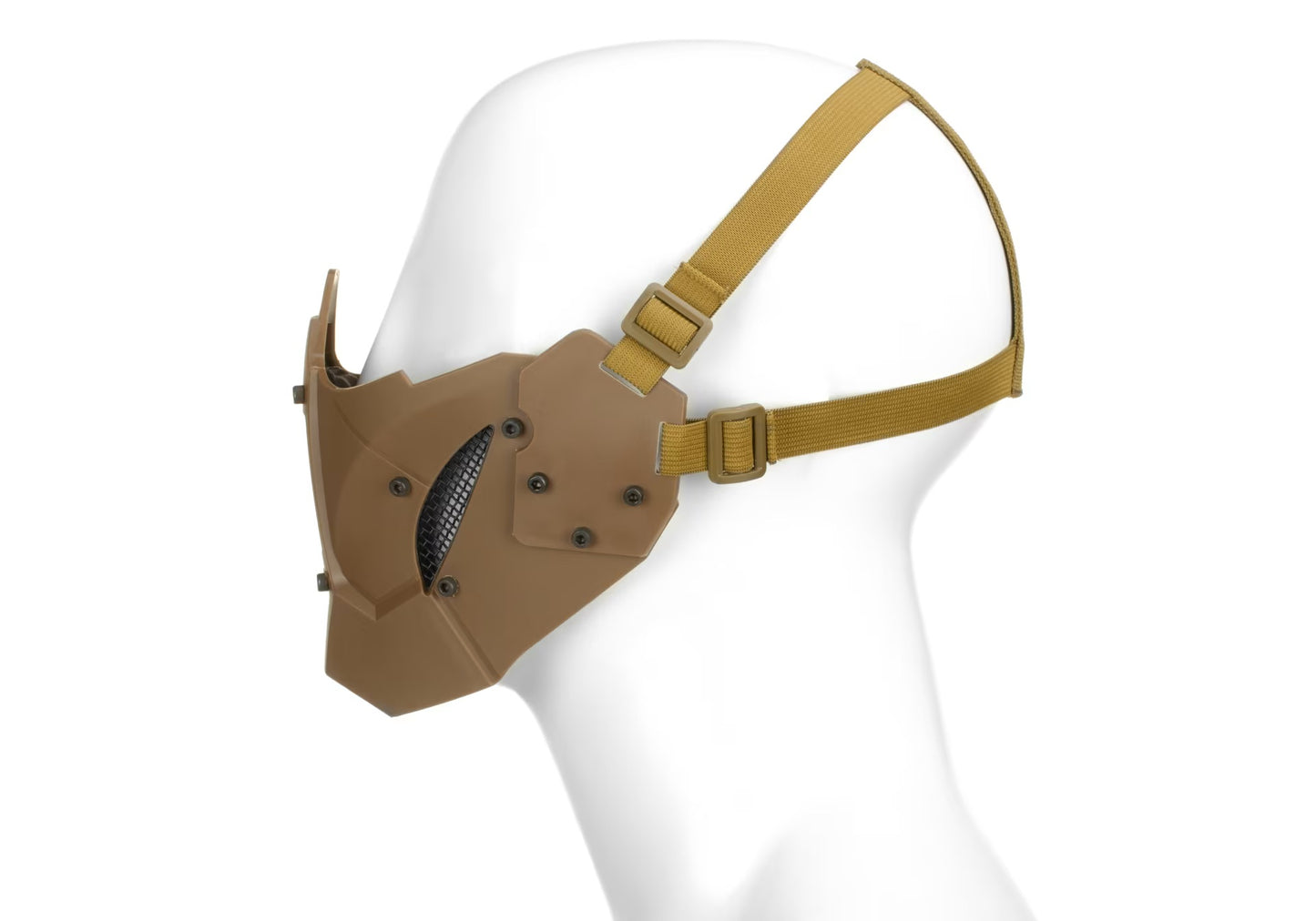 Warrior Steel Half Face Mask TAN