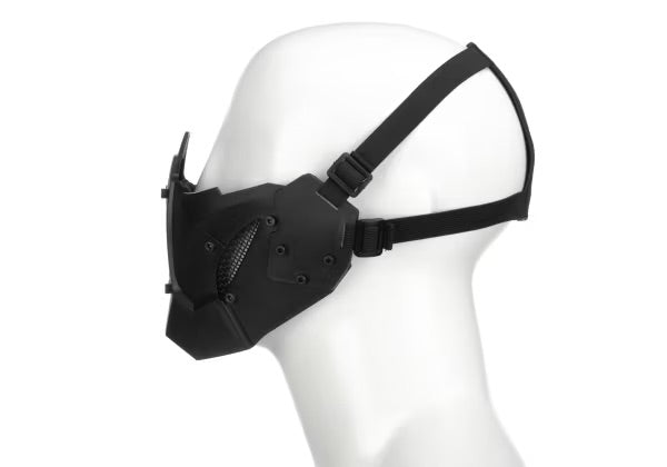 Warrior Steel Half Face Mask black