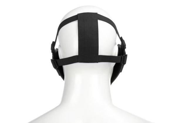 Warrior Steel Half Face Mask black