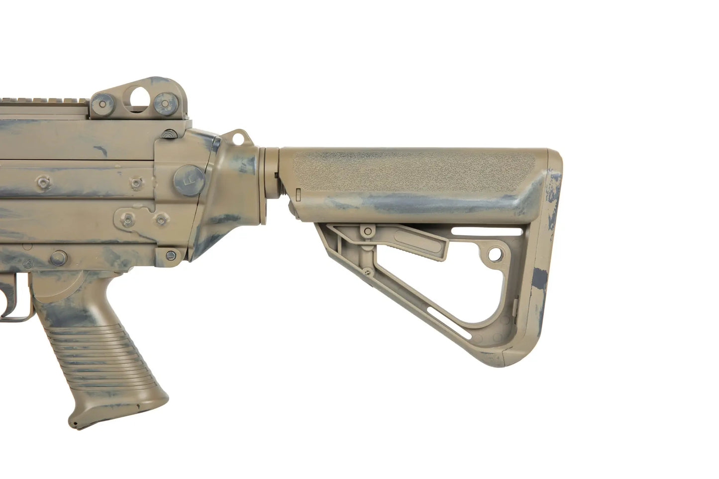 airsoft A&K MK 46 MOD 0 Battleworn Flat Dark Earth machine gun 0,5 Joule