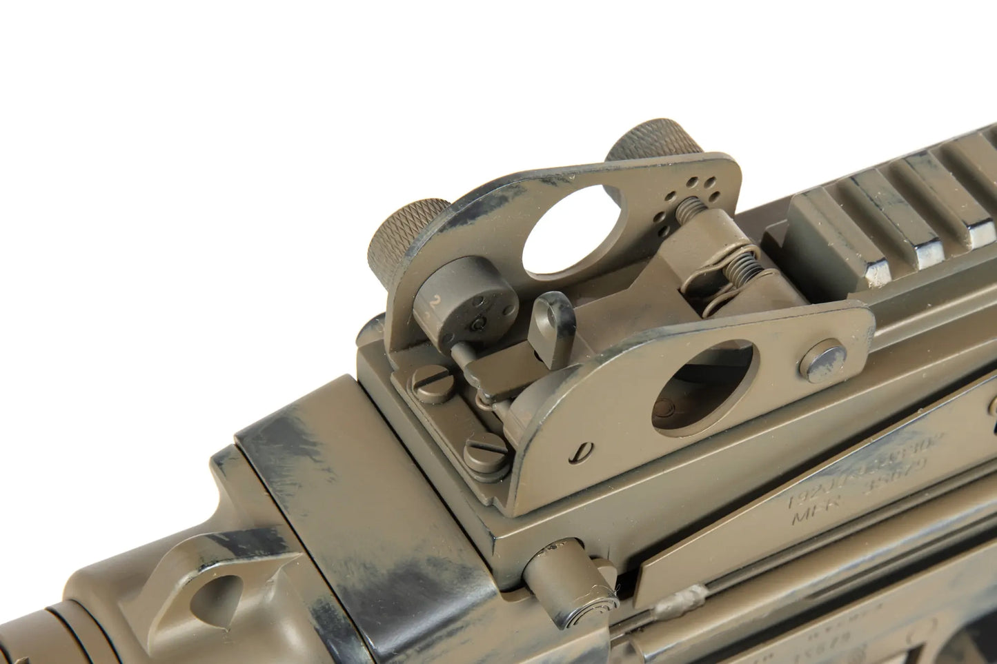 airsoft A&K MK 46 MOD 0 Battleworn Flat Dark Earth machine gun 0,5 Joule