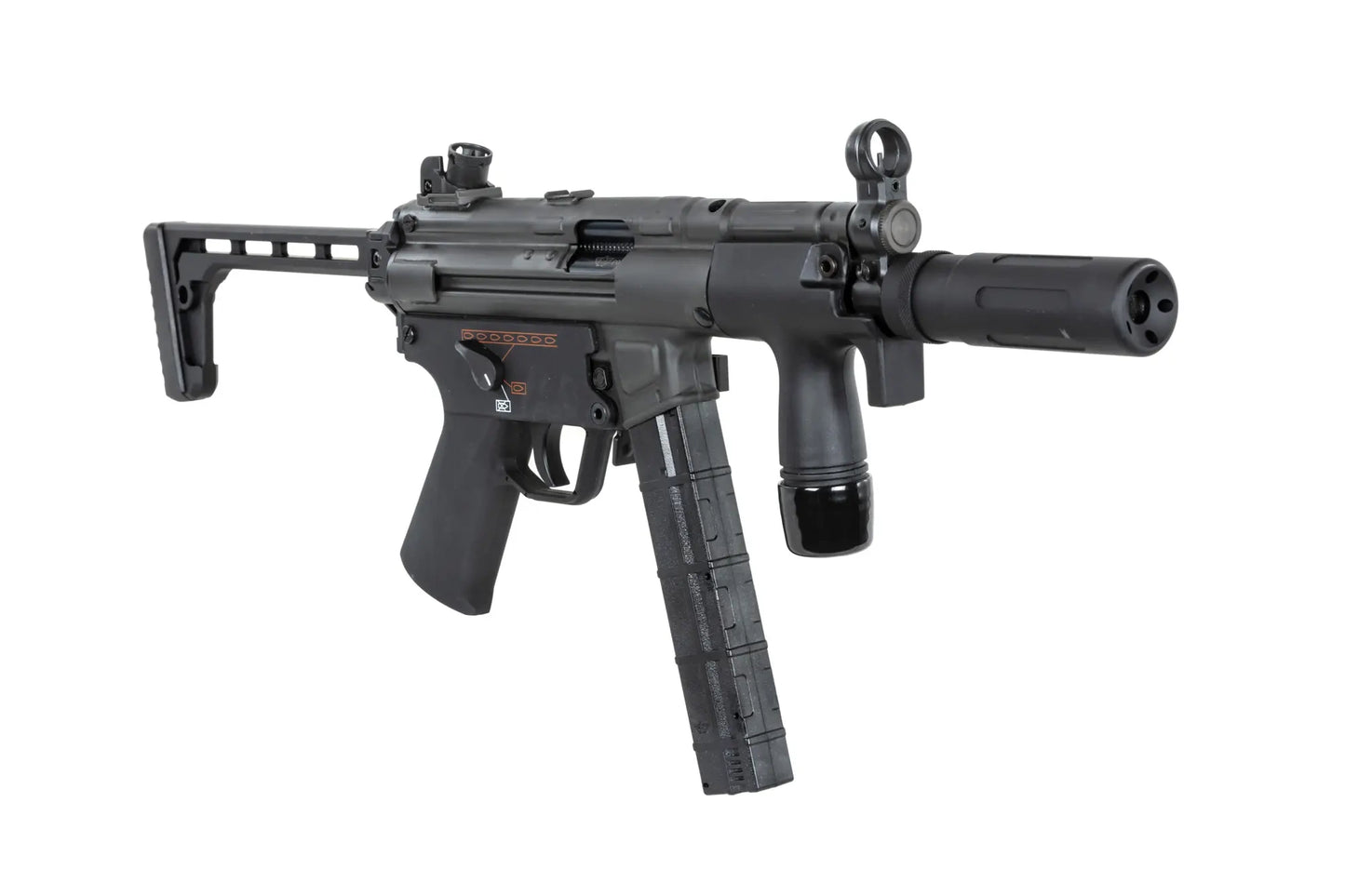 airsoft BOLT Airsoft SWAT K (B.R.S.S) submachine gun with dummy sound suppressor 0,5 Joule