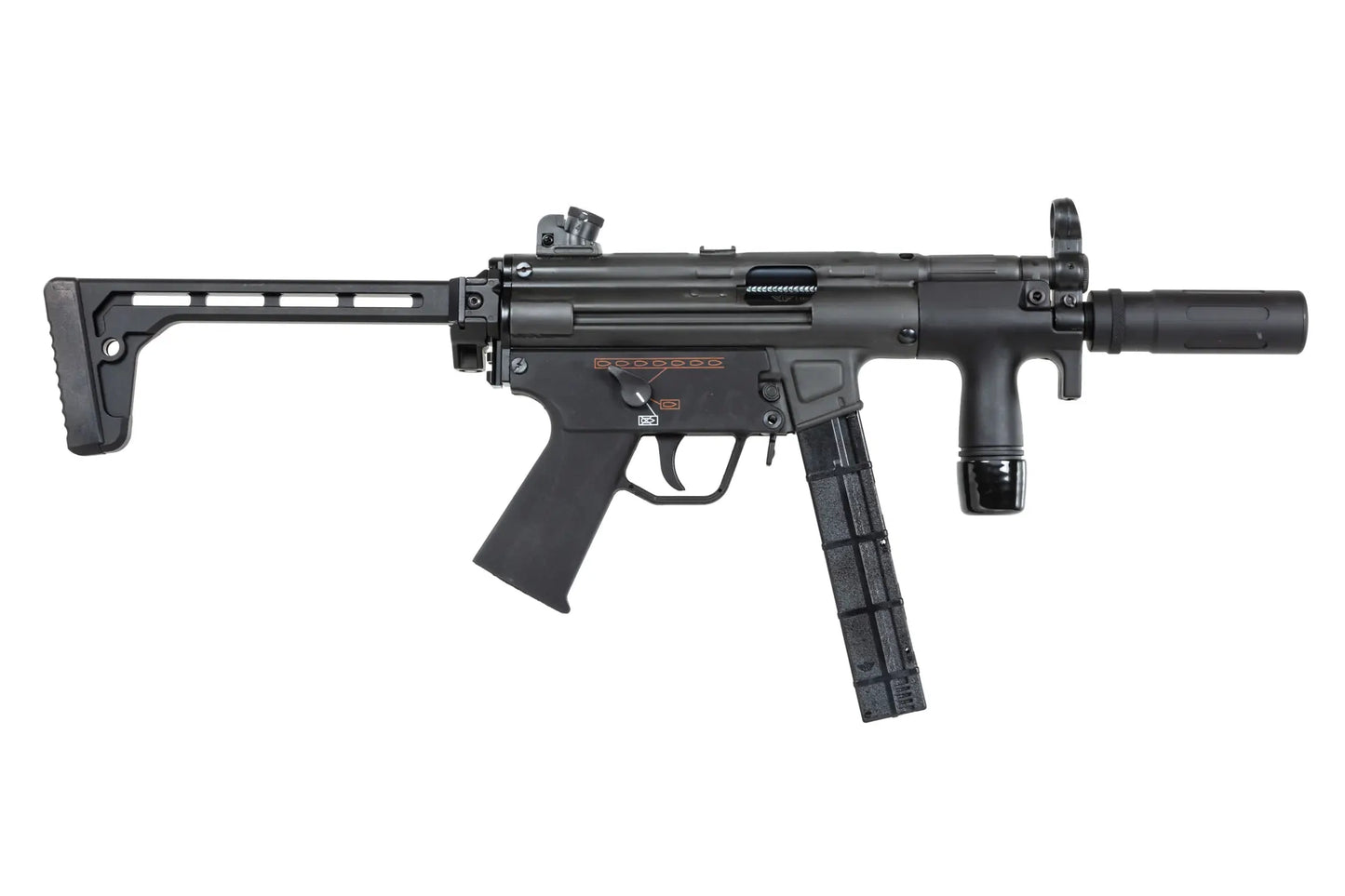 airsoft BOLT Airsoft SWAT K (B.R.S.S) submachine gun with dummy sound suppressor 0,5 Joule