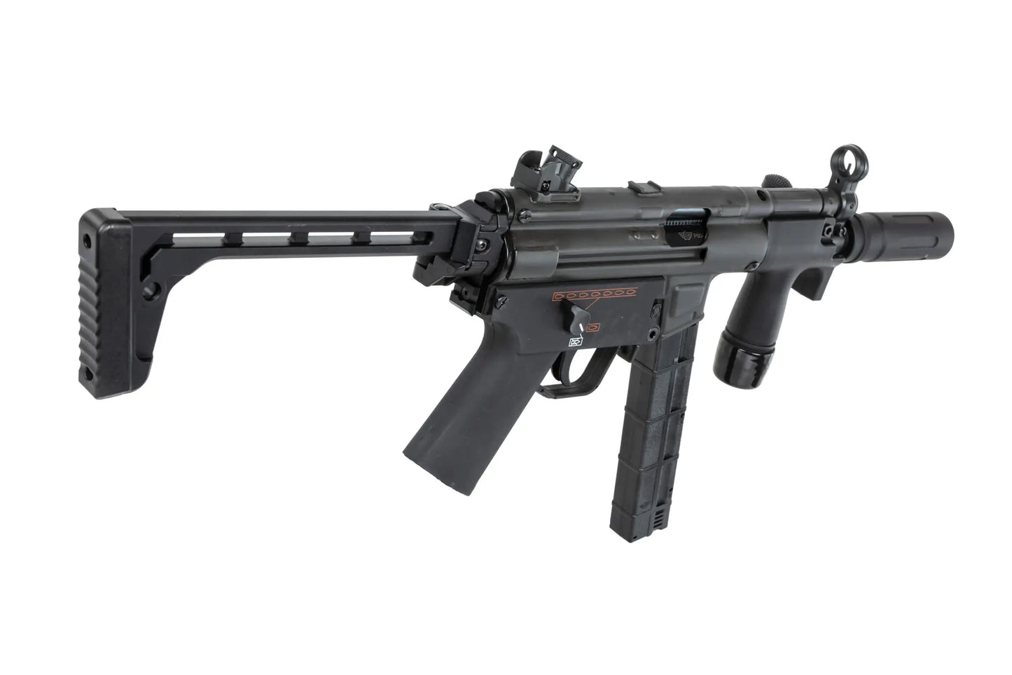 airsoft BOLT Airsoft SWAT K (B.R.S.S) submachine gun with dummy sound suppressor 0,5 Joule