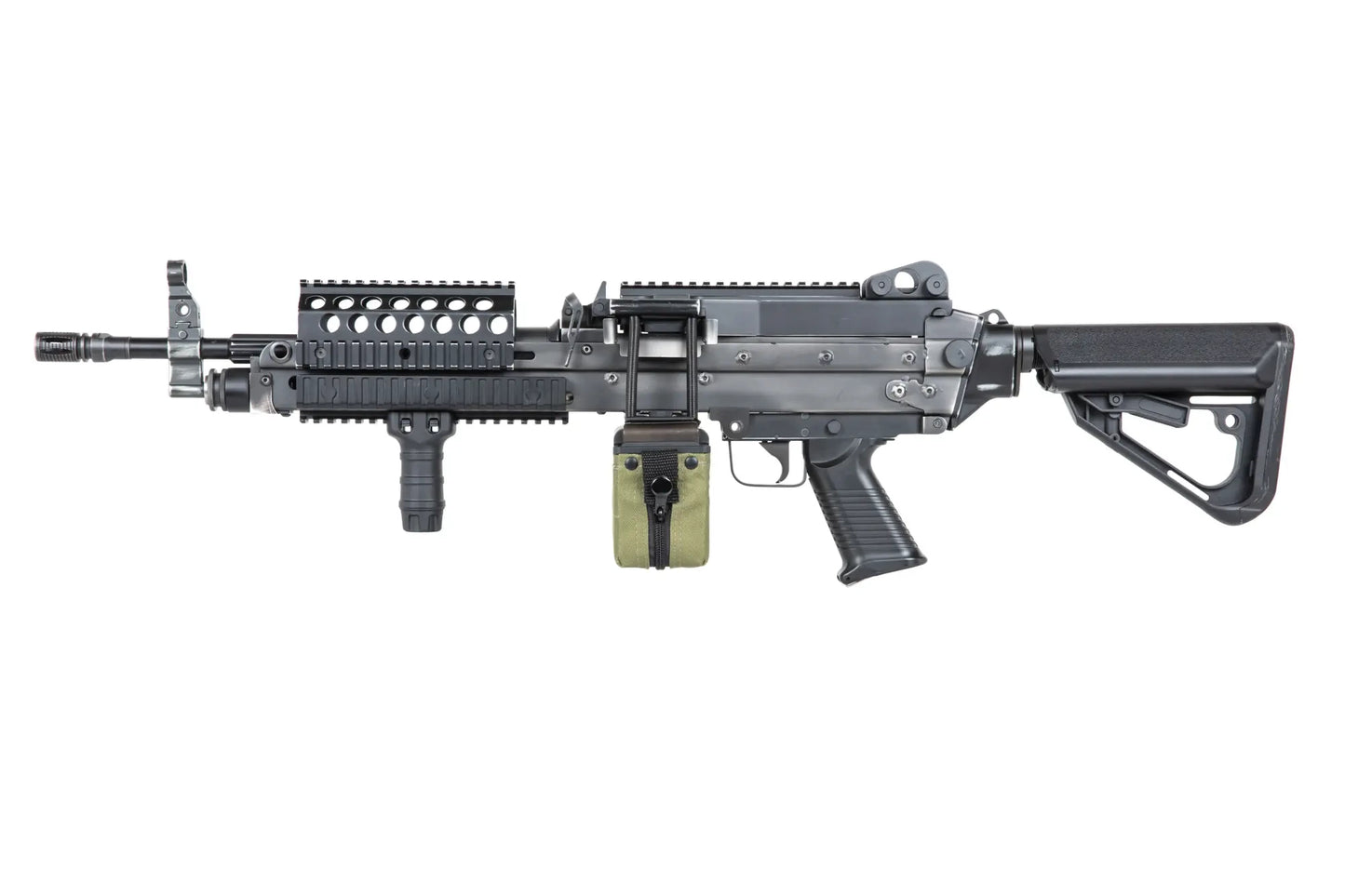 airsoft machine gun A&K MK 46 MOD 0 Battleworn Black 0,5 Joule