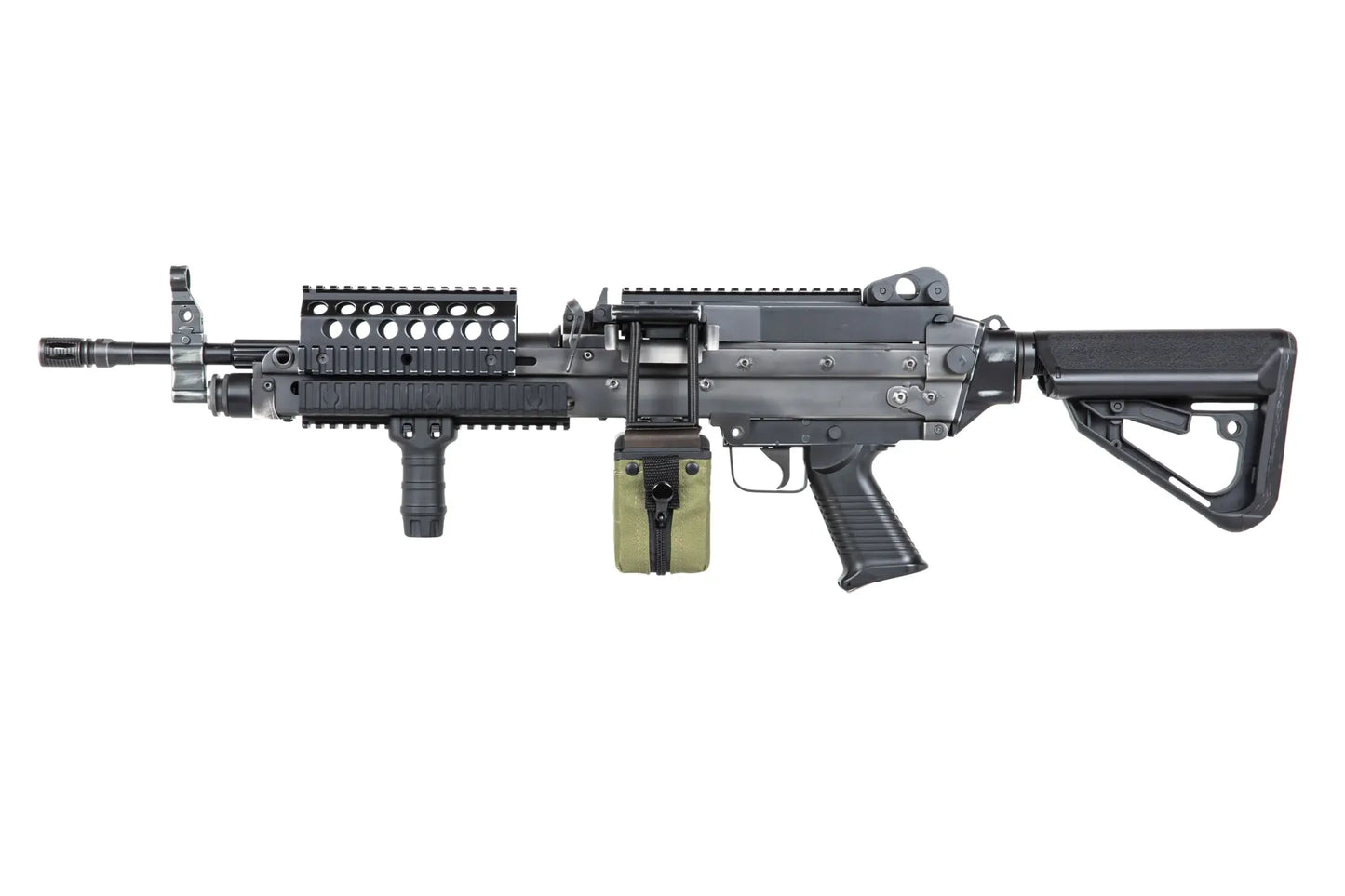 airsoft machine gun A&K MK 46 MOD 0 Battleworn Black 0,5 Joule