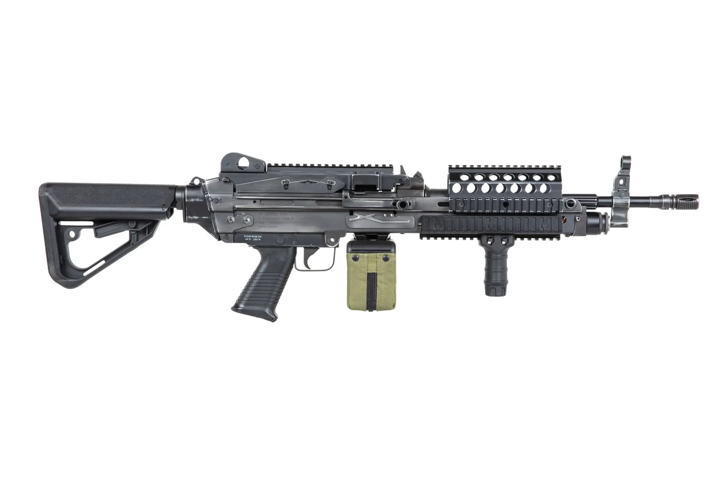 airsoft machine gun A&K MK 46 MOD 0 Battleworn Black 0,5 Joule