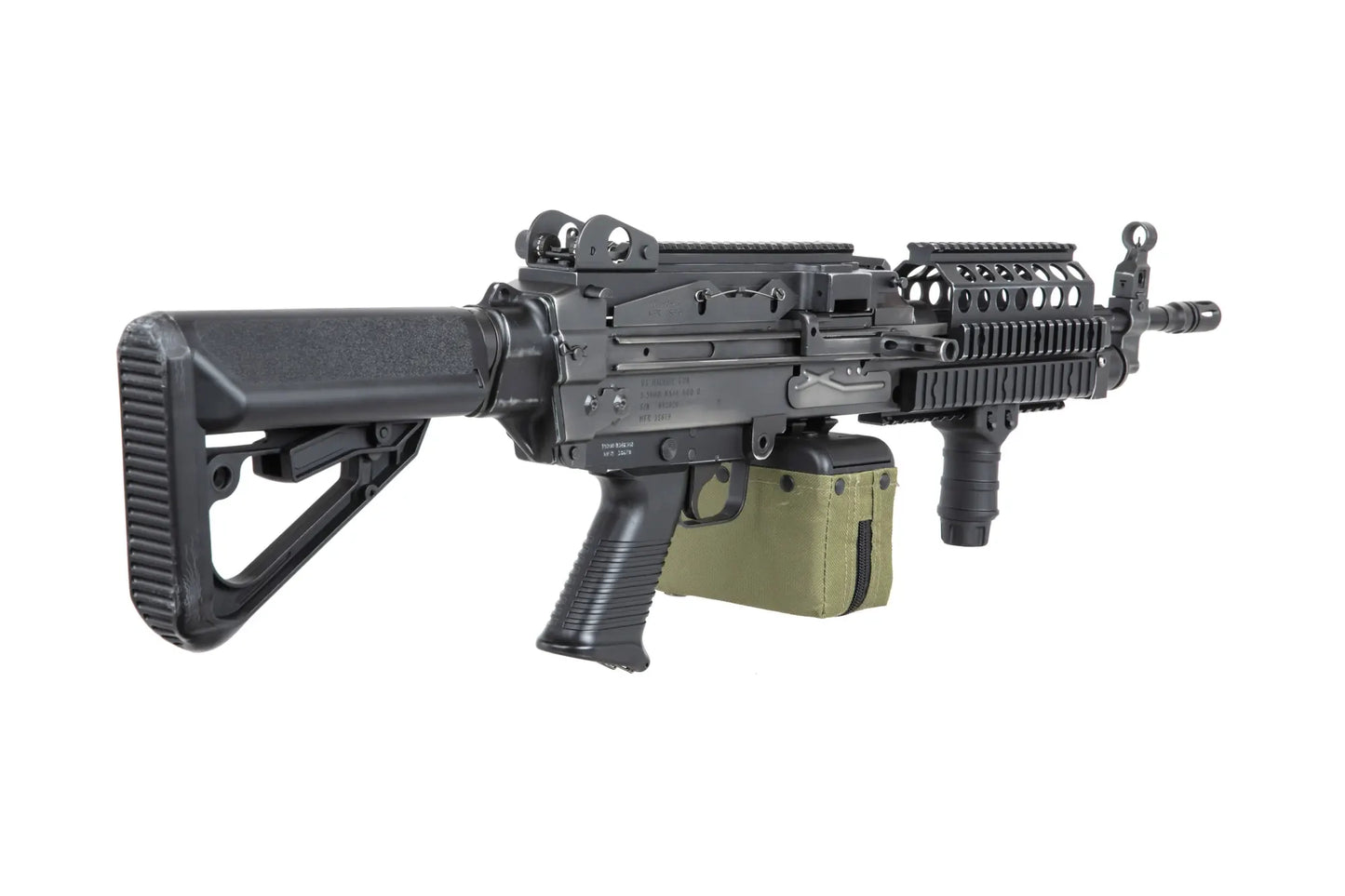 airsoft machine gun A&K MK 46 MOD 0 Battleworn Black 0,5 Joule