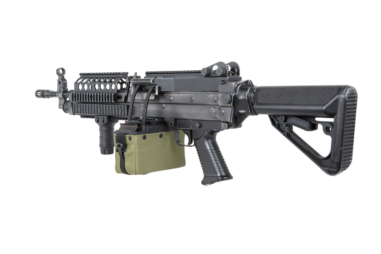 airsoft machine gun A&K MK 46 MOD 0 Battleworn Black 0,5 Joule