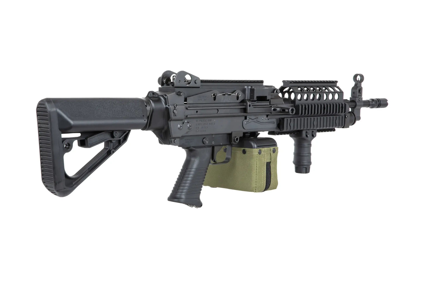 airsoft machine gun A&K MK46 MOD 0 Black 0,5 Joule
