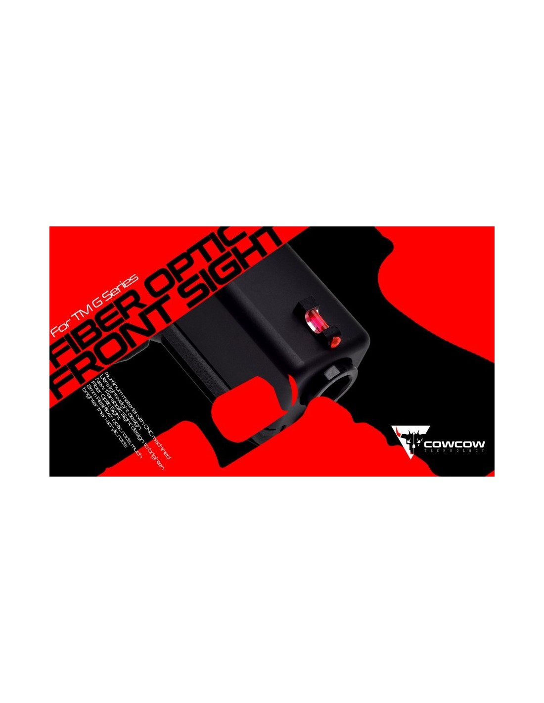 COWCOW Fiber Optic Front Sight – TM G-Series