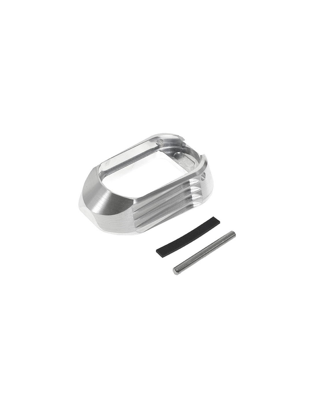 COWCOW Match Grade Magwell T01 – Hi-Capa Performance (Silver)