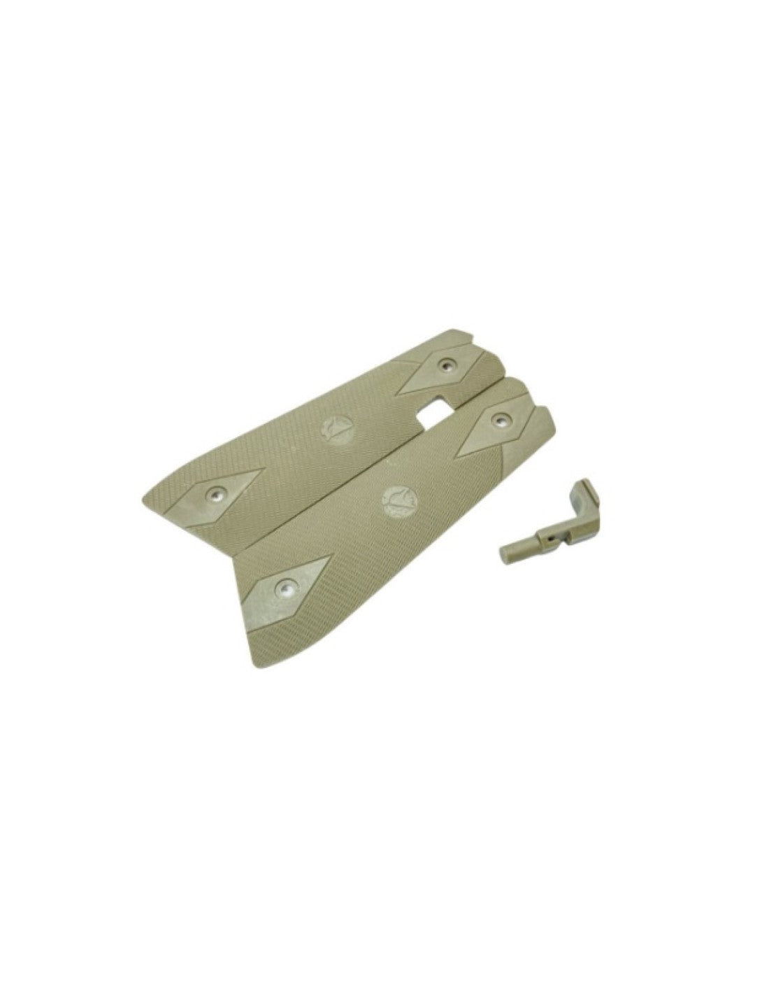 CTM Tactical AAP-01 Grip Panels + Release Button – Tan