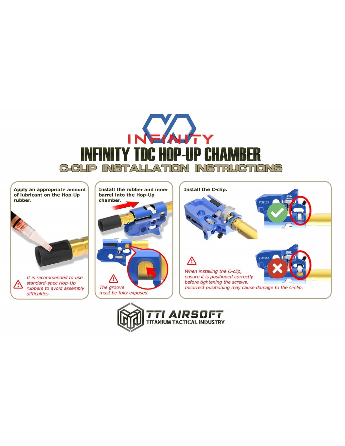 TTI Infinity CNC TDC Hop-Up Chamber – Hi-Capa Series (Purple)