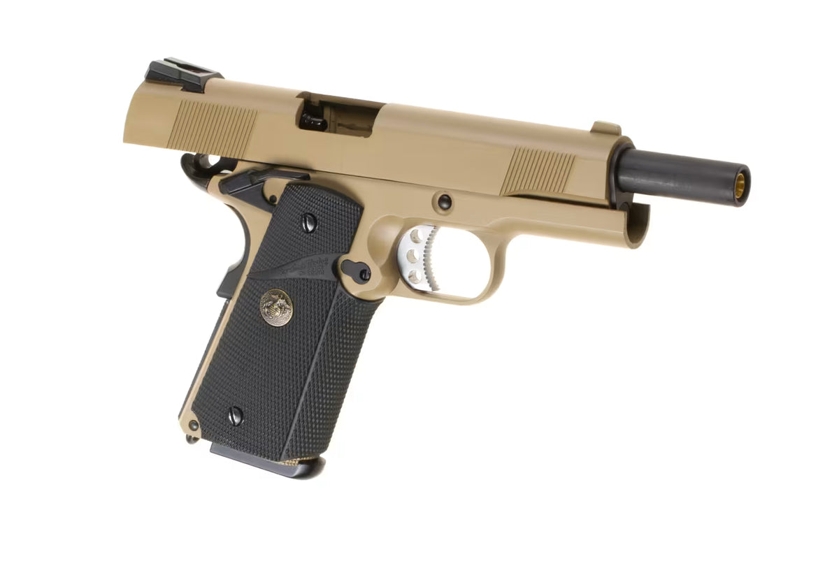 WE M1911 MEU Full Metal GBB Airsoft-Pistole – Tan / Desert