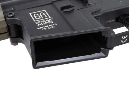 Specna Arms SA-C20-L CORE™ Gen. 2 HAL™ ETU ASG Karabiner mit Light Ops Schaft – Olive / OD Green (unter 0,5 Joule)
