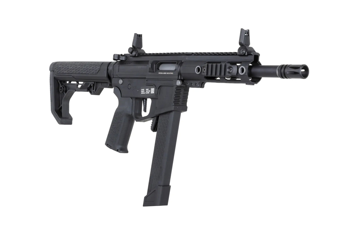 Specna Arms SA-FX01 FLEX™ Gen.2 BLDC™ HAL ETU™ ASG Karabiner – Schwarz (unter 0,5 Joule)