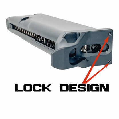 CTM Tactical CNC Magazine Base Plate – AAP-01 / WE Glock (Black)