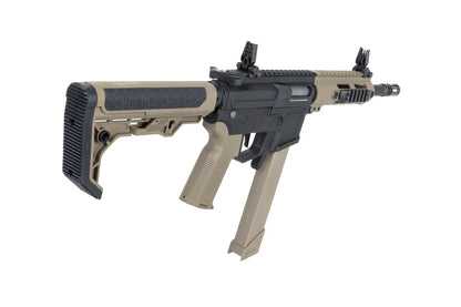 Specna Arms M4/AR15 SA-FX01 FLEX™ Gen.2 HAL ETU™ AEG-Sturmgewehr 9" – Halbbraun / Half-Tan (unter 0,5 Joule)