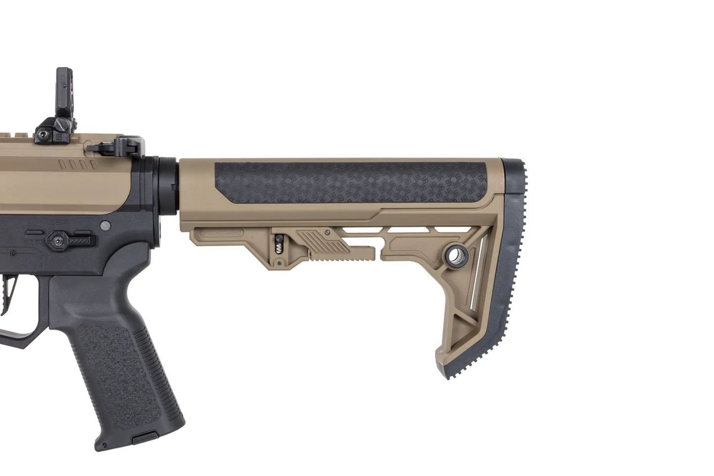 Specna Arms SA-FX01 FLEX™ Gen.2 BLDC™ HAL ETU™ ASG Karabiner – Halbbraun / Half-Tan (unter 0,5 Joule)