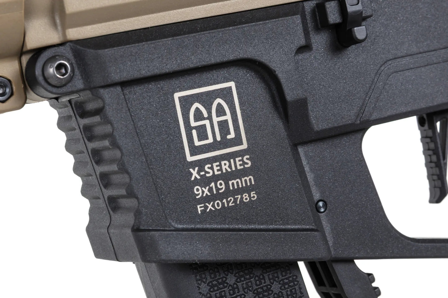 Specna Arms SA-FX01 FLEX™ Gen.2 BLDC™ HAL ETU™ ASG Karabiner – Halbbraun / Half-Tan (unter 0,5 Joule)