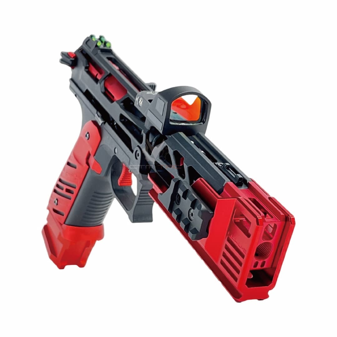 CTM Tactical Extended rail blast shield for AAP-01 - Red