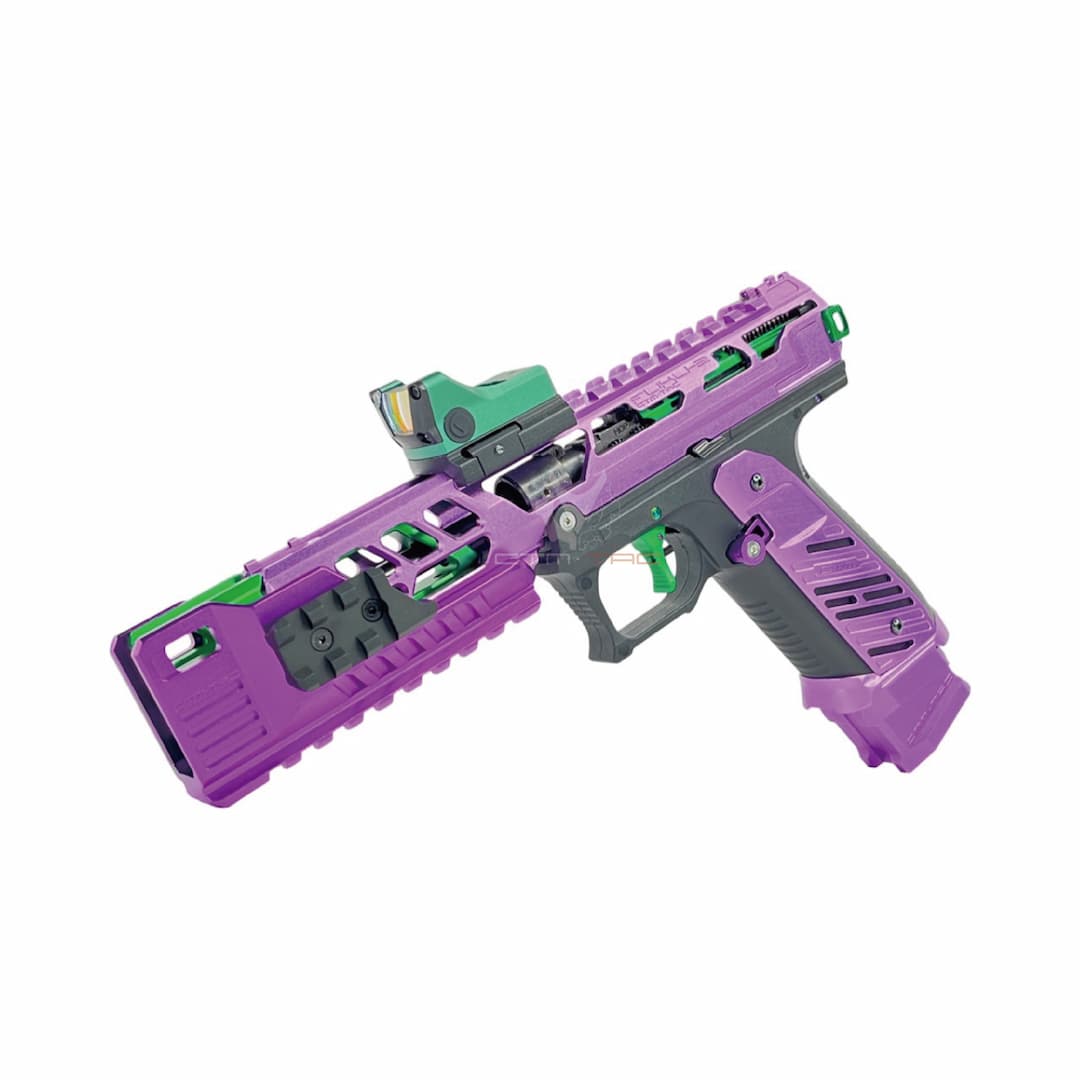 CTM Tactical Extended rail blast shield for AAP-01 - Purple
