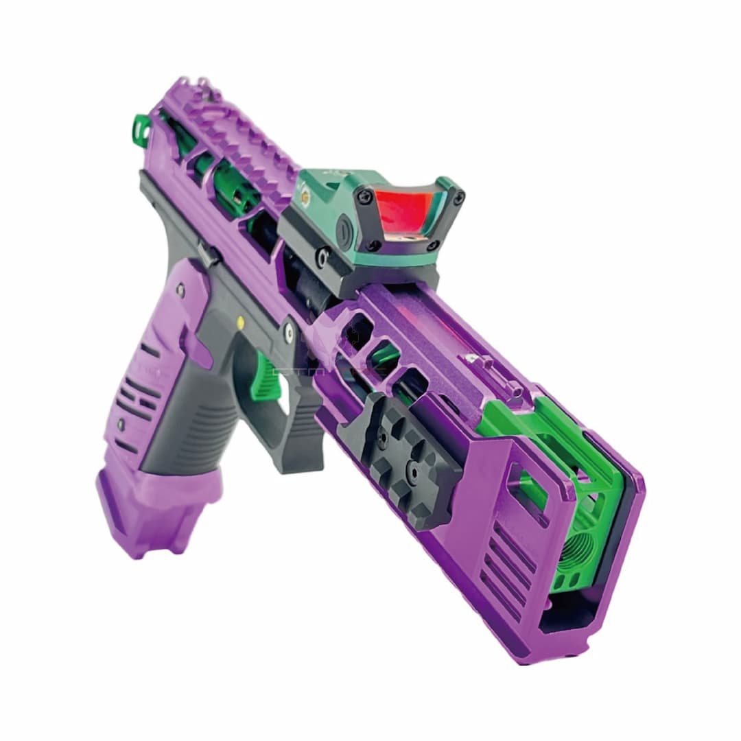 CTM Tactical Extended rail blast shield for AAP-01 - Purple