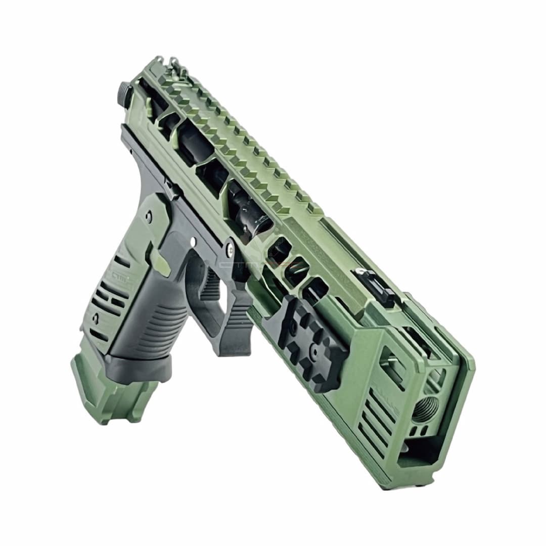 CTM Tactical Extended rail blast shield for AAP-01 - Army Green