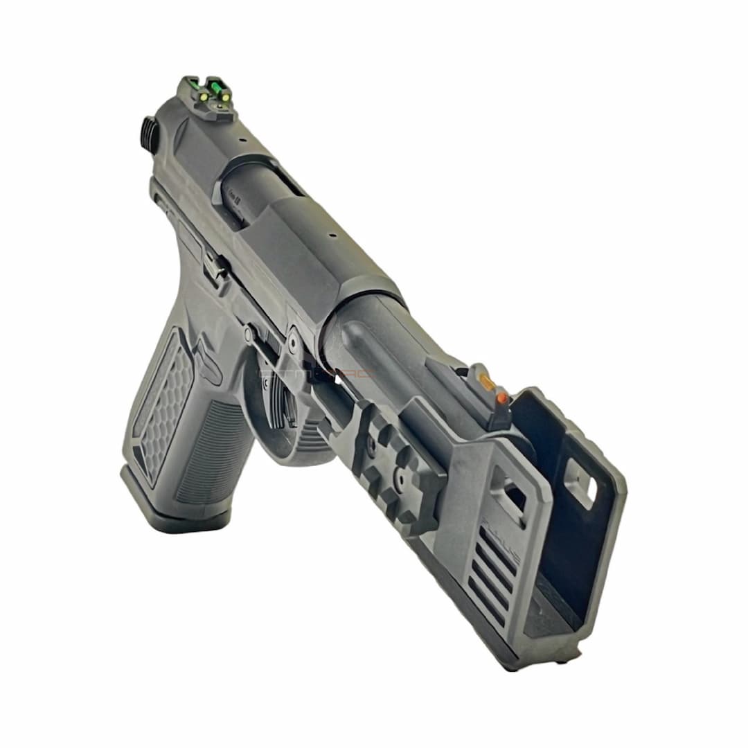 CTM Tactical Extended rail blast shield for AAP-01 - Black