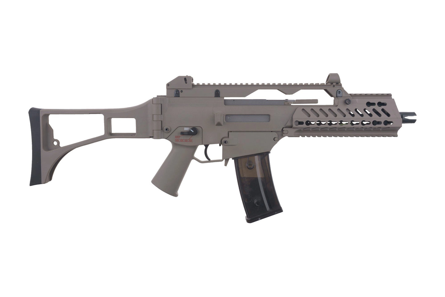 Specna Arms SA-G11 KeyMod EBB Karabiner Nachbildung – Tan (unter 0,5 Joule)