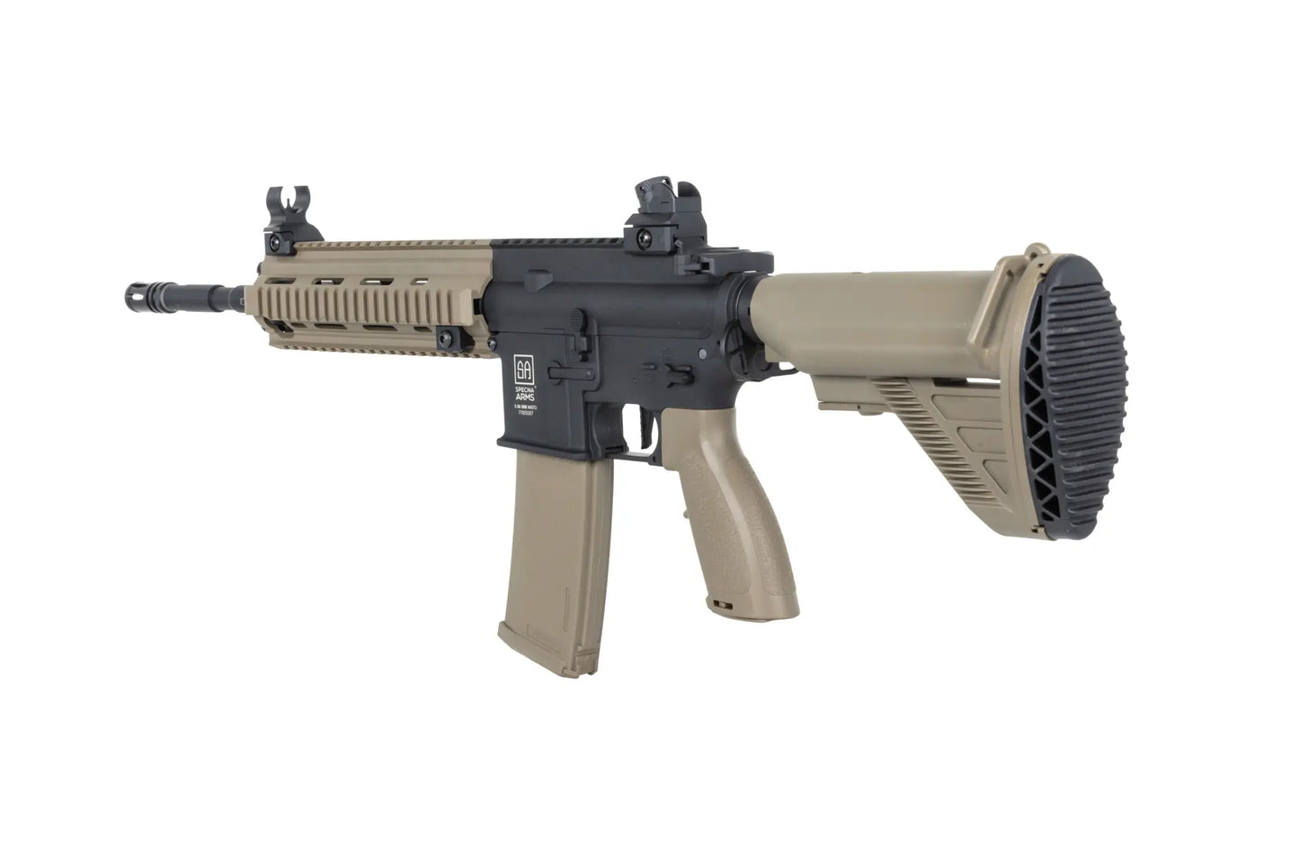 Specna Arms SA-FH07 FLEX™ Gen.2 HAL ETU™ ASG Karabiner – Halbbraun / Half-Tan (unter 0,5 Joule)