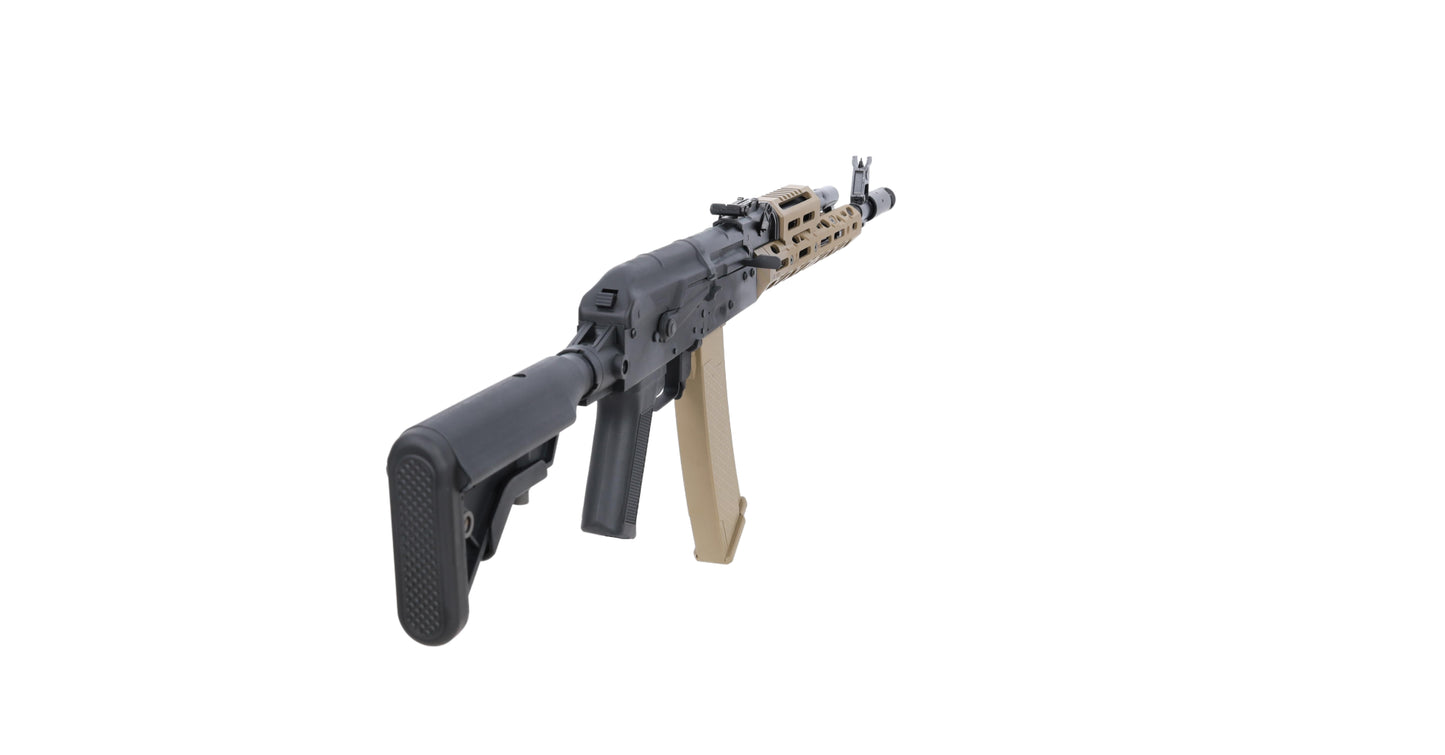 Specna Arms KPYK AK SA-PJ15 PRIME™ BLDC™ Aster II ETU Sturmgewehr – Halbbraun / Tan (unter 0,5 Joule)