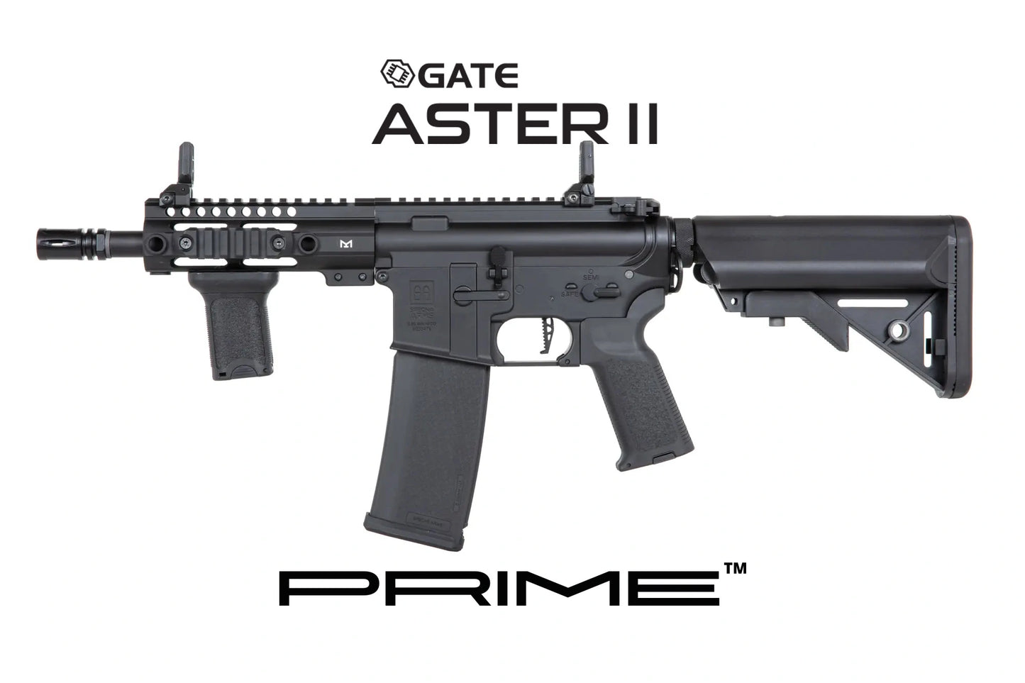 Specna Arms SA-P21 PRIME™ BLDC™ Aster II ETU Karabiner – Schwarz (unter 0,5 Joule)