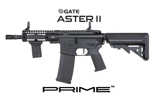Specna Arms SA-P21 PRIME™ BLDC™ Aster II ETU Karabiner – Schwarz (unter 0,5 Joule)