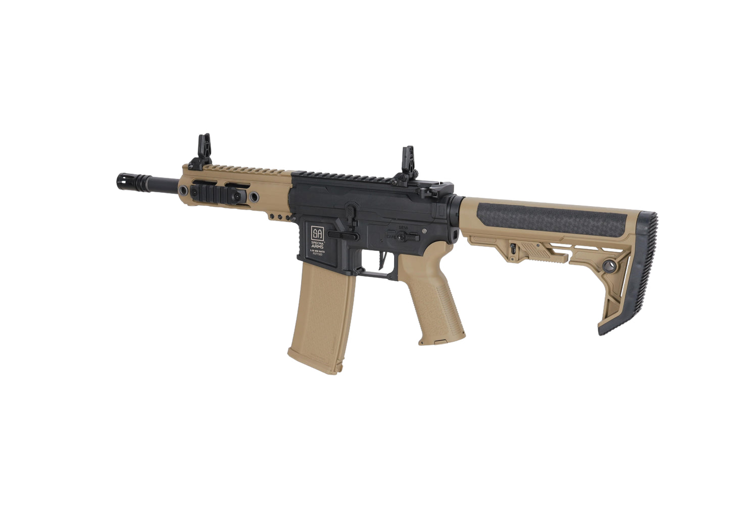 Specna Arms SA-F04 FLEX™ Gen.2 BLDC™ HAL ETU™ ASG Karabiner – Half-Tan / Halbbraun (unter 0,5 Joule)