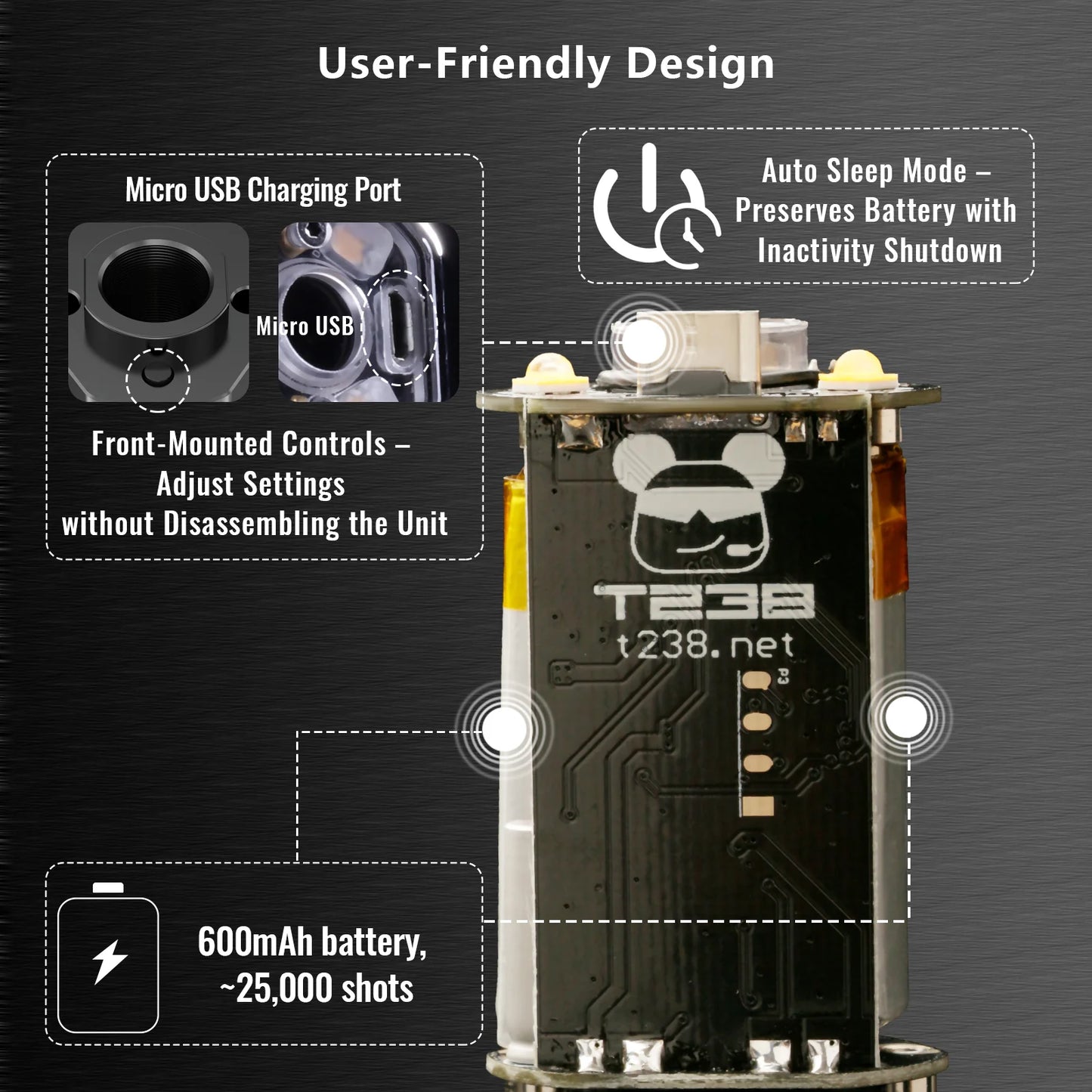 T238 GRIFFON Spitfire tracer module Silber