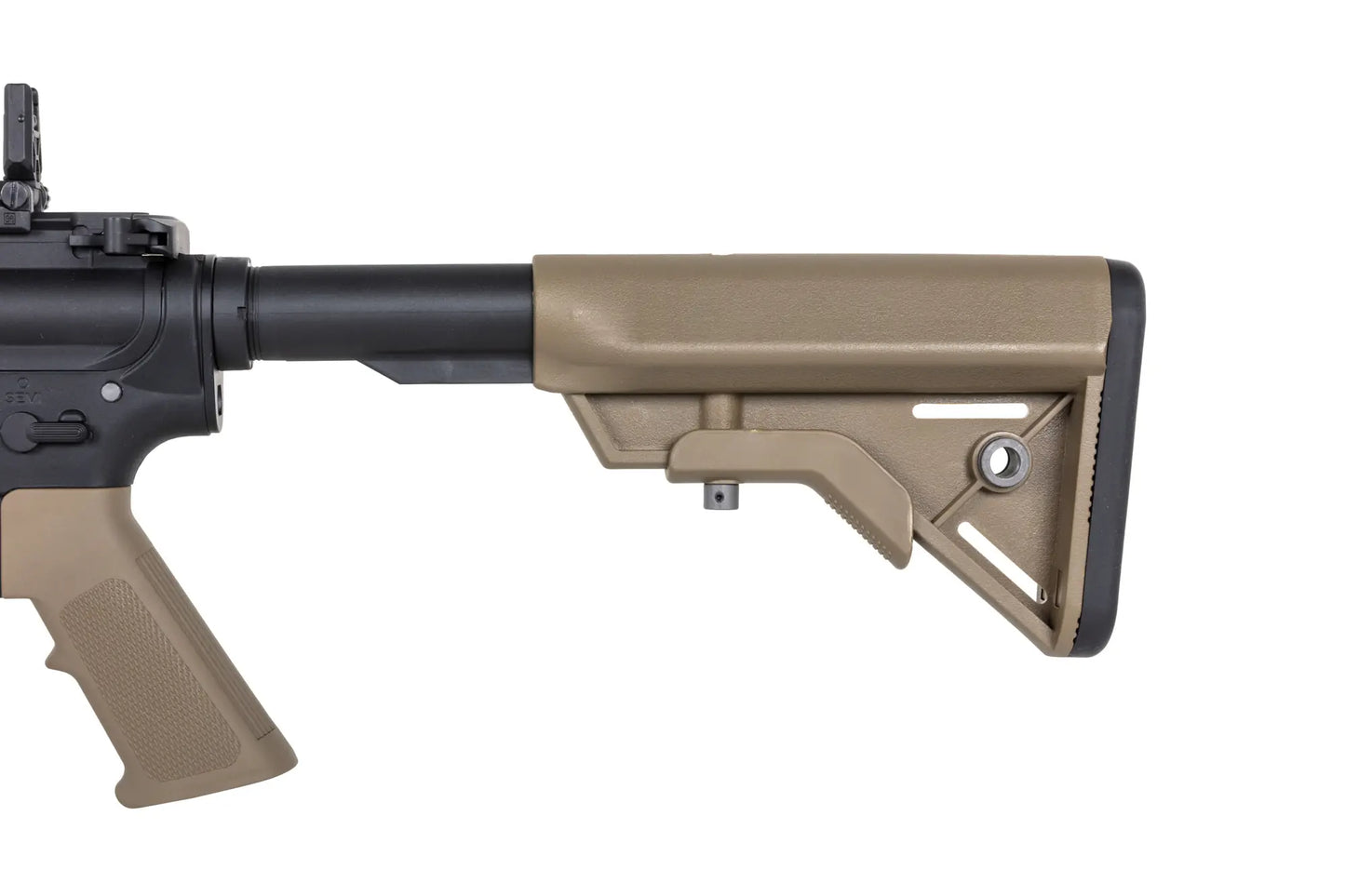 Specna Arms SA-F09 FLEX™ Gen.2 BLDC™ HAL ETU™ ASG Karabiner – Half-Tan (unter 0,5 Joule)