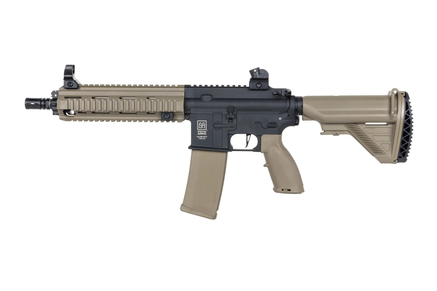 Specna Arms SA-FH06 FLEX™ Gen.2 HAL ETU™ ASG Karabiner – Halbbraun / Half-Tan (unter 0,5 Joule)