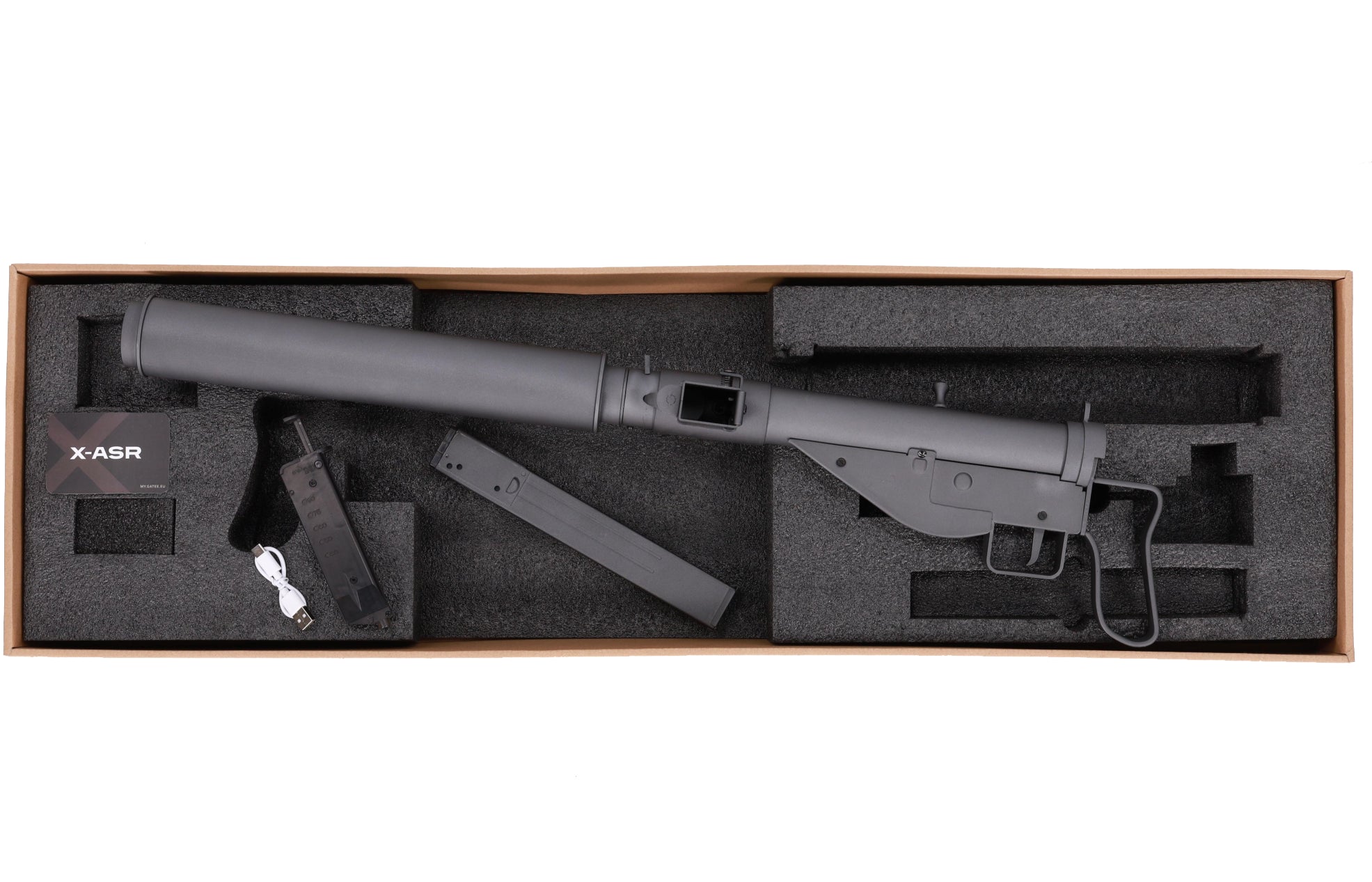 Specna Arms Sten MK.II(S) Command Grip RETRO AEG inkl. GATE X-ASR Tracer (0,5 Joule)